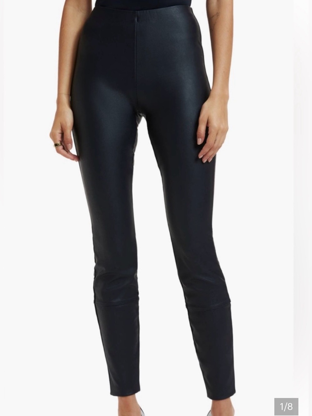 NWT‼️ GOOD AMERICAN FAUX LEATHER LEGGINGS